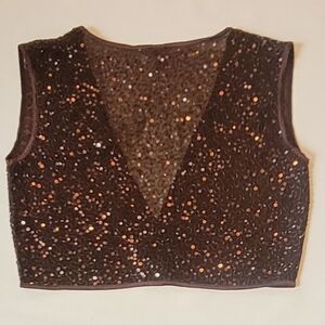 NWT | Collection XIIX | Sequin Embellished Vest | S/M